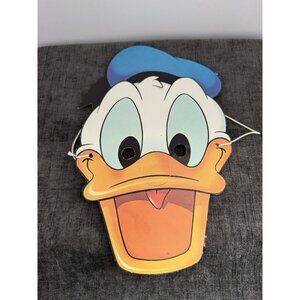 Vintage 1985 Cardboard Halloween Mask Disney Donald Duck